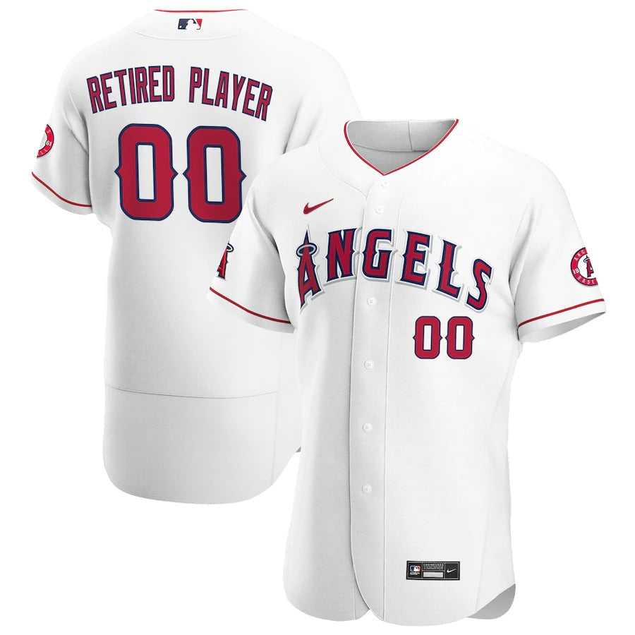 Men's Los Angeles Angels Nike White Home Pick-A-Player Retired Roster Authentic Jersey