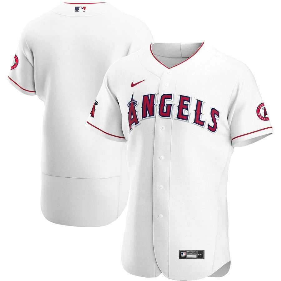 Men's Los Angeles Angels Nike White Home Authentic Team Jersey