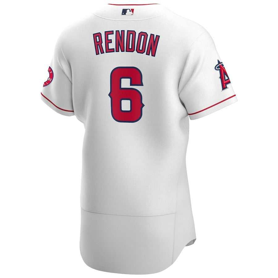 Men's Los Angeles Angels Anthony Rendon Nike White Authentic Player Jersey