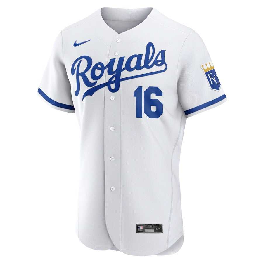 Men's Kansas City Royals Andrew Benintendi Nike White 2022 Home Authentic Player Jersey