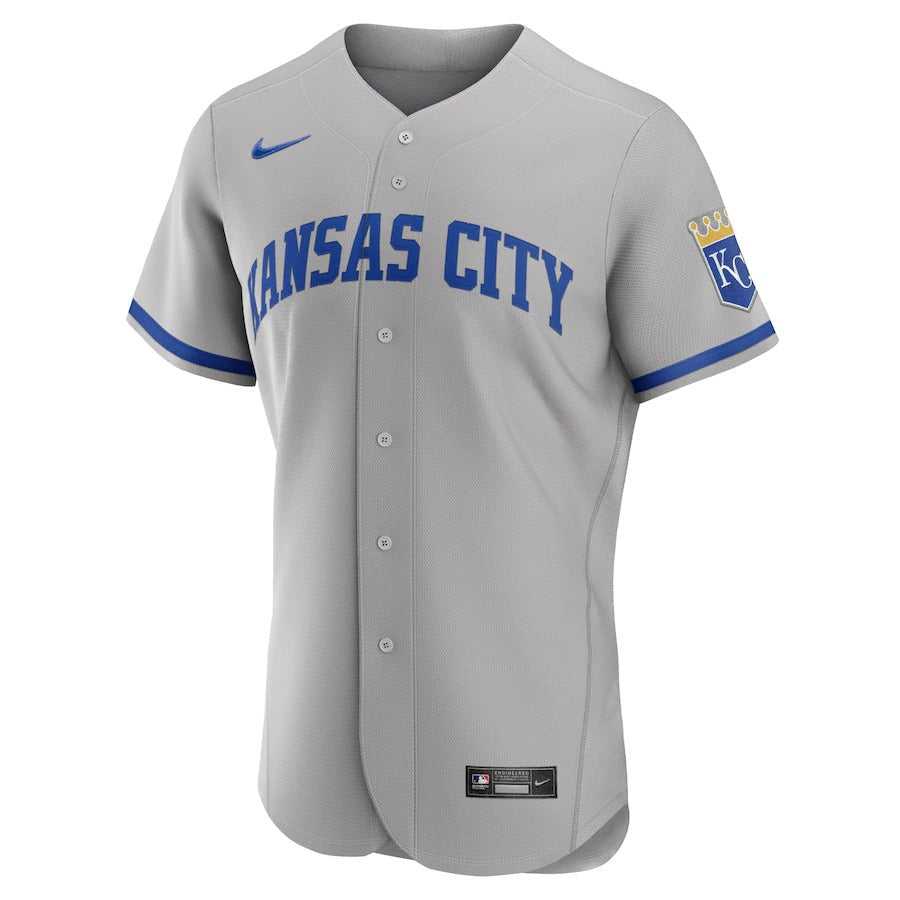 Men's Kansas City Royals Nike Gray 2022 Road Authentic Jersey