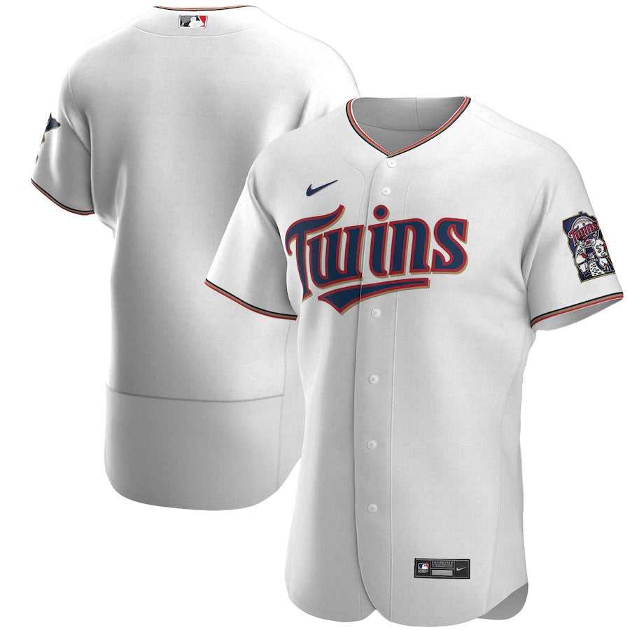 Men's Minnesota Twins Nike White Home Authentic Team Jersey