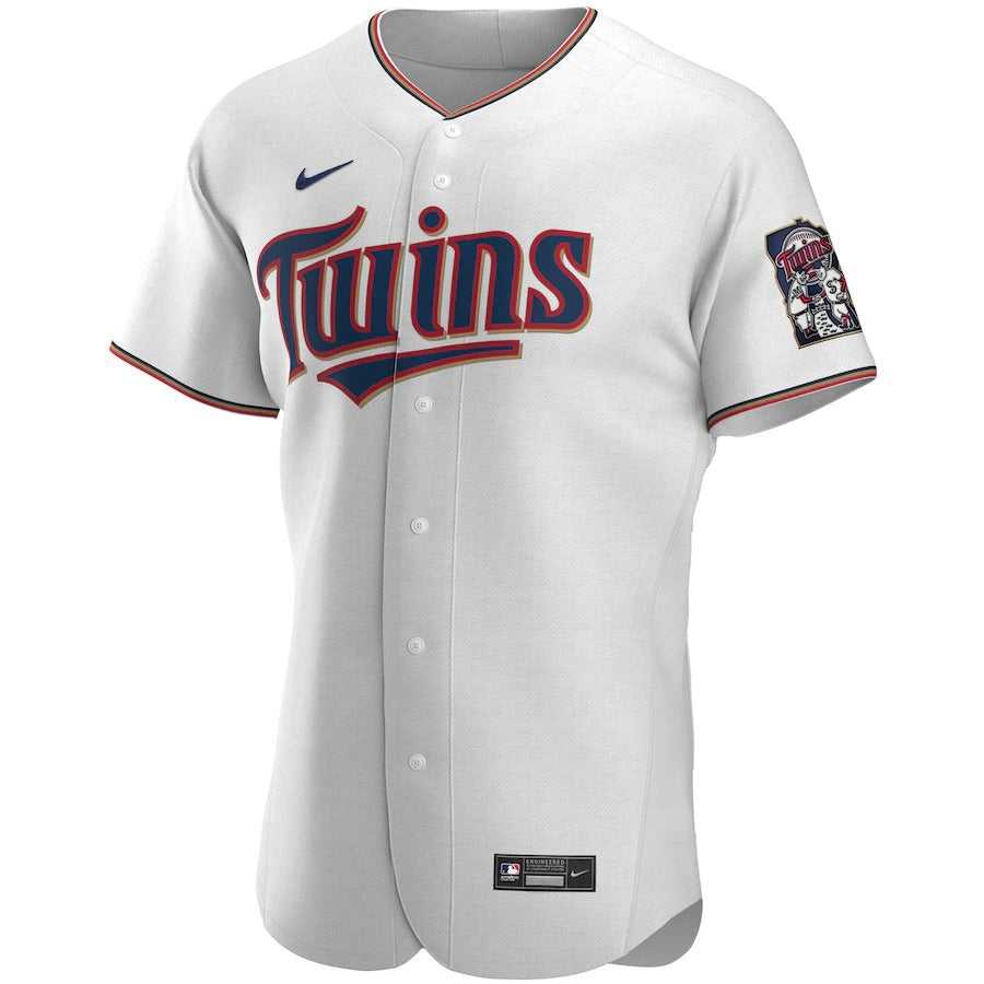 Men's Minnesota Twins Nike White Home Authentic Team Jersey