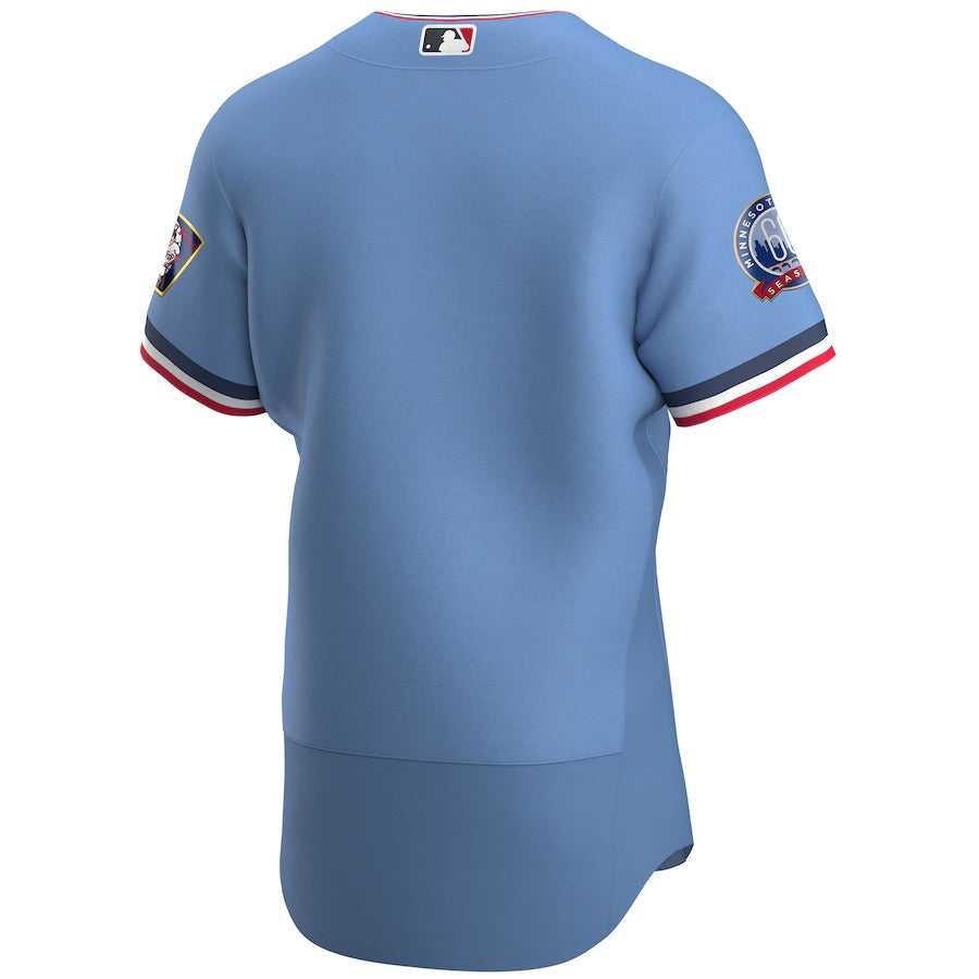 Men's Minnesota Twins Nike Light Blue Alternate Authentic Team Jersey