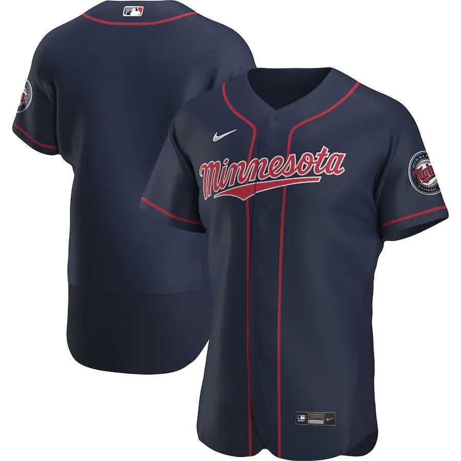 Men's Minnesota Twins Nike Navy Alternate Authentic Team Jersey