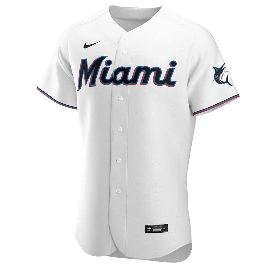 Men's Miami Marlins Nike White Home Pick-A-Player Retired Roster Authentic Jersey