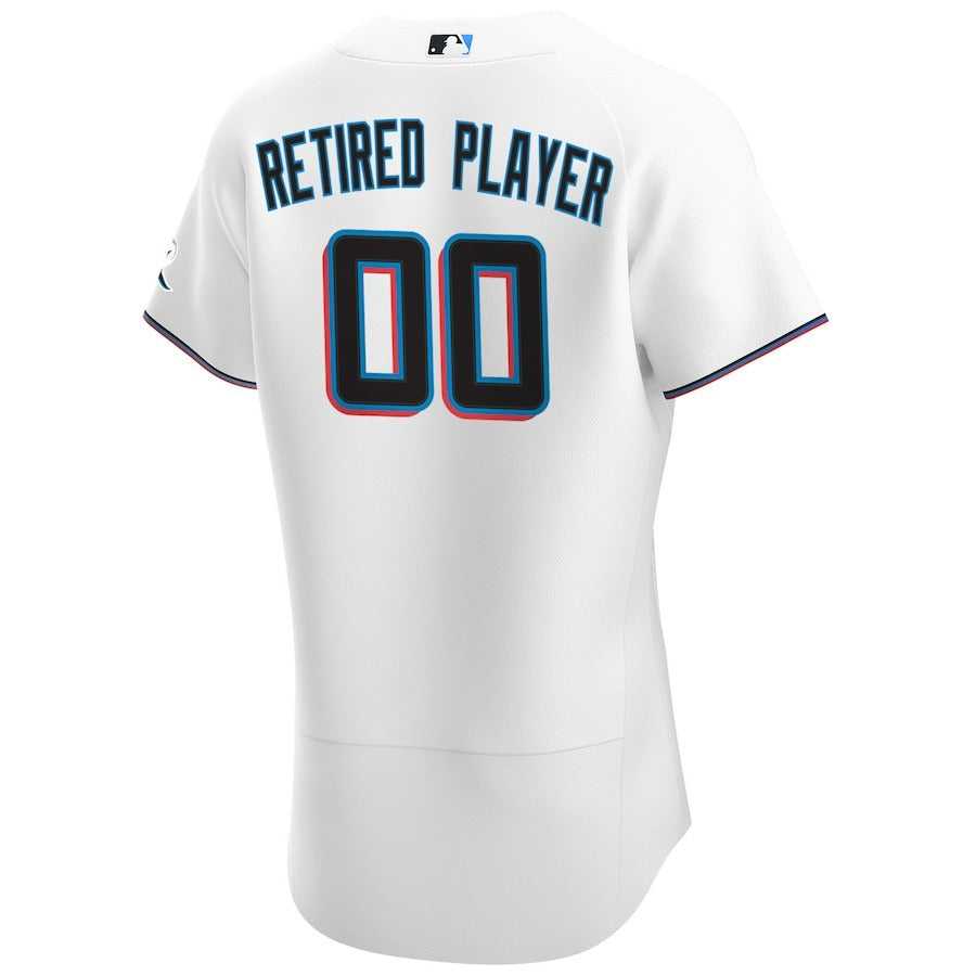 Men's Miami Marlins Nike White Home Pick-A-Player Retired Roster Authentic Jersey