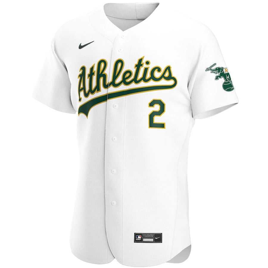 Men's Oakland Athletics Khris Davis Nike White Home Authentic Player Jersey