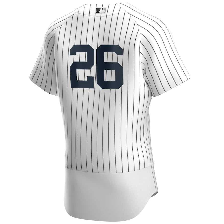 Men's New York Yankees DJ LeMahieu Nike White/Navy Home Authentic Player Jersey
