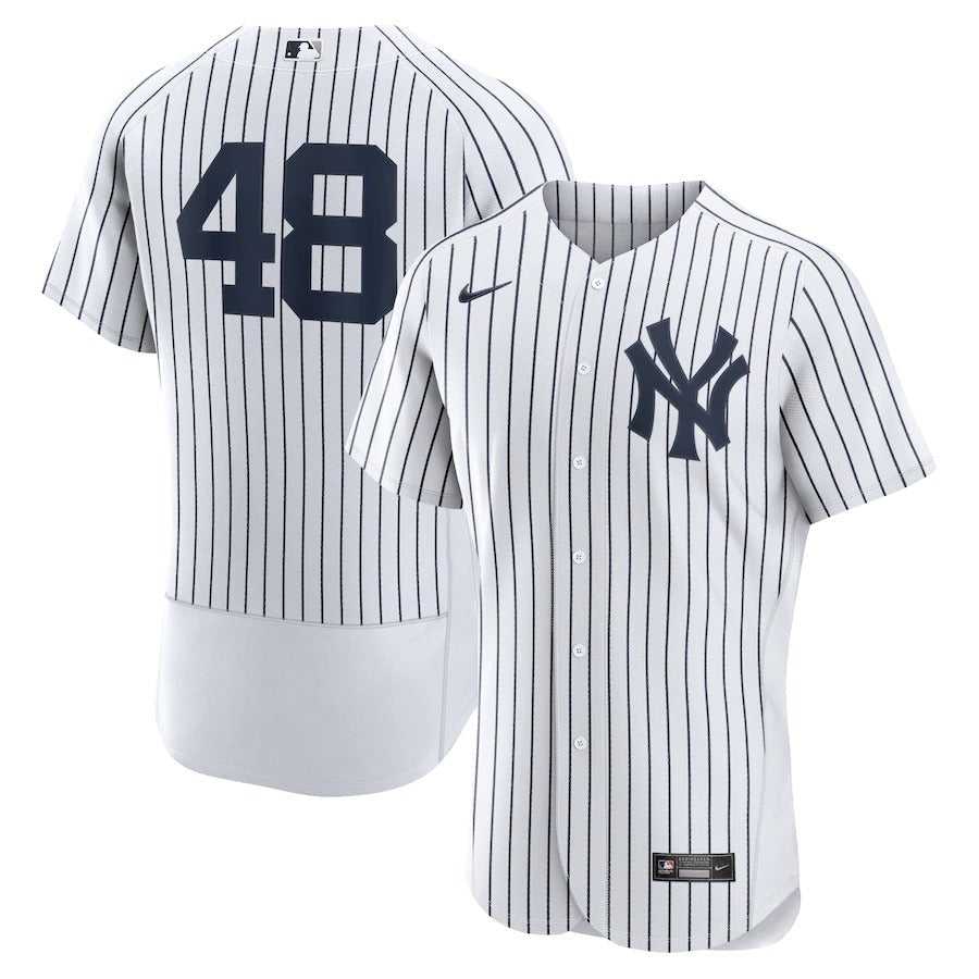 Men's New York Yankees Anthony Rizzo Nike White/Navy Home Authentic Player Jersey
