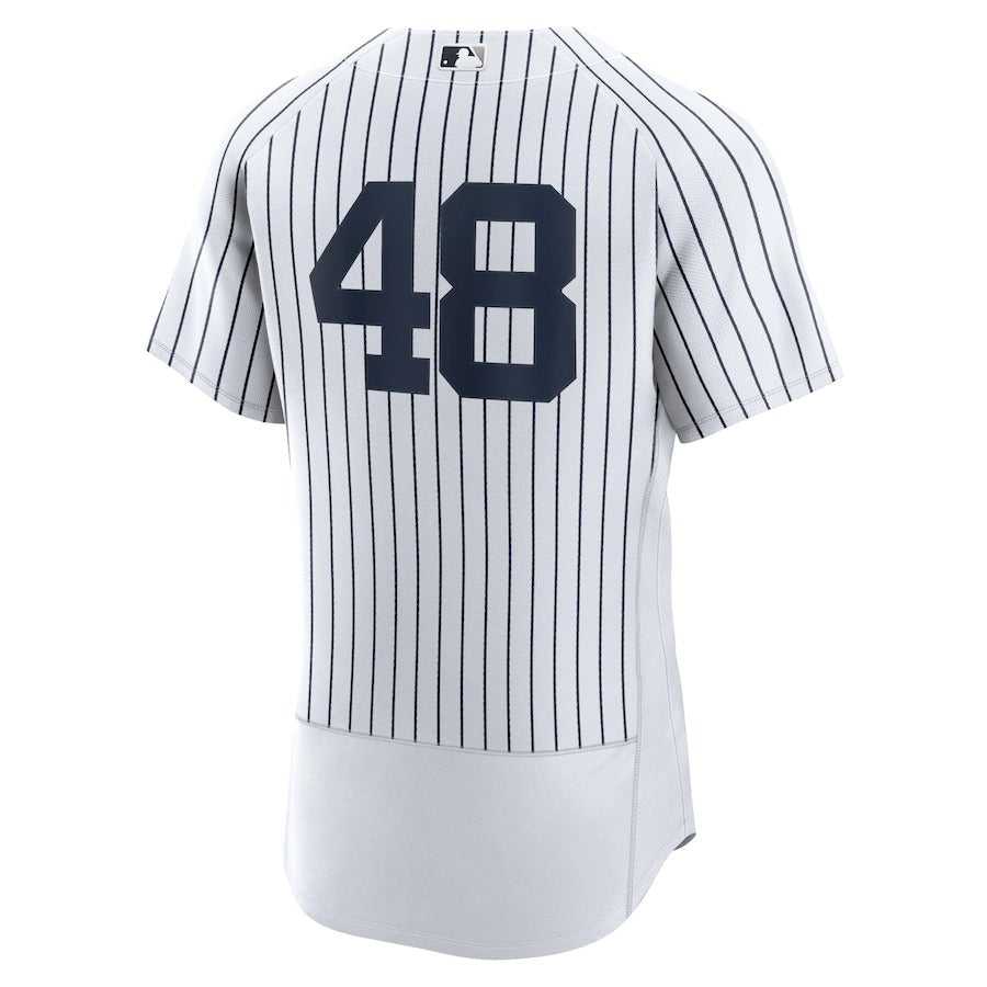 Men's New York Yankees Anthony Rizzo Nike White/Navy Home Authentic Player Jersey