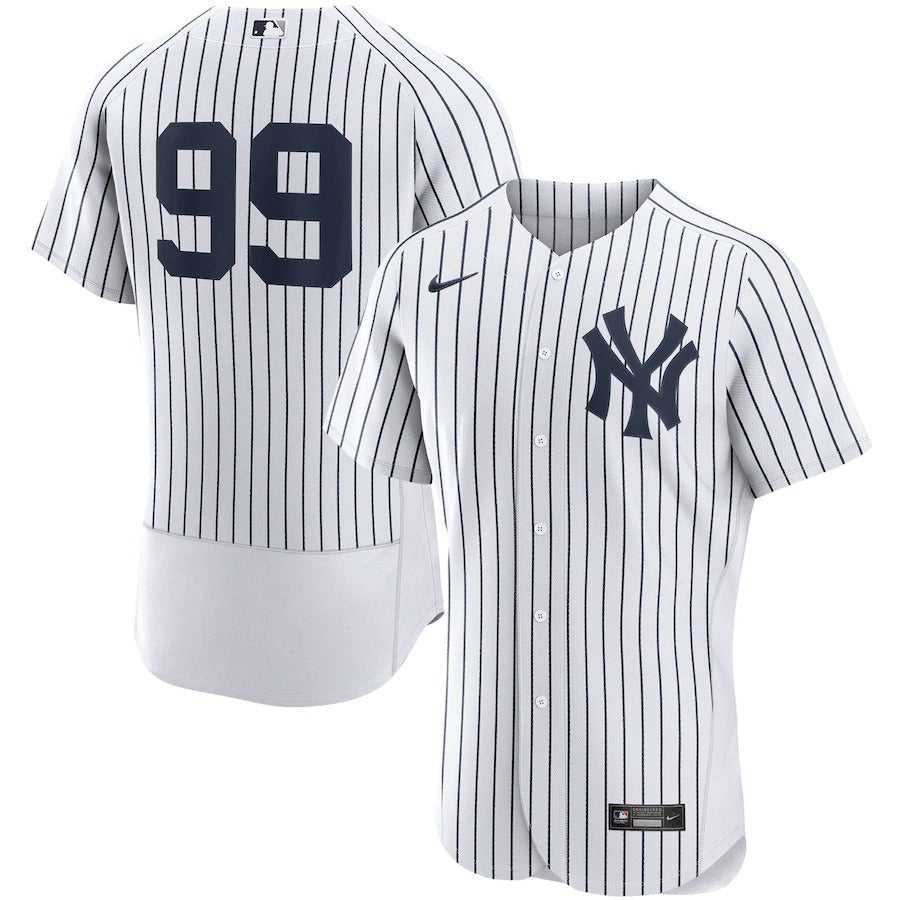 Men's New York Yankees Aaron Judge Nike White Home Authentic Player Jersey