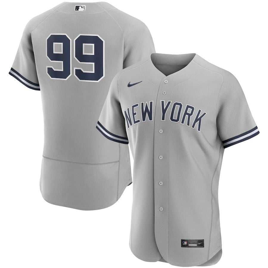Men's New York Yankees Aaron Judge Nike Gray Road Authentic Player Jersey