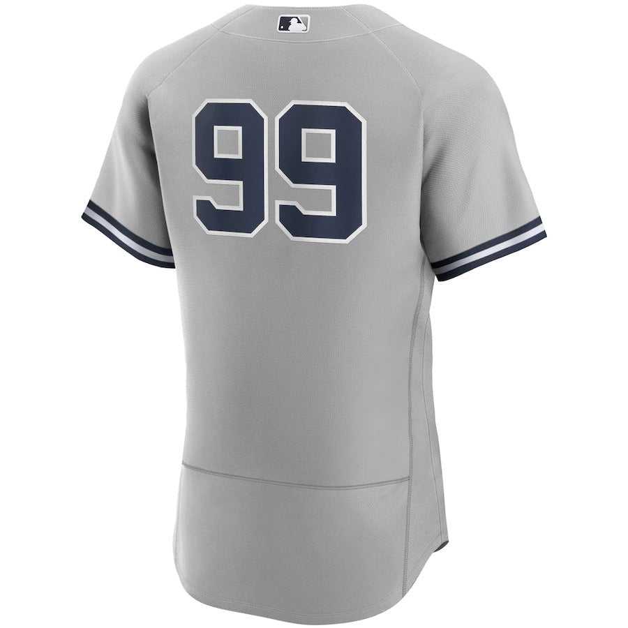 Men's New York Yankees Aaron Judge Nike Gray Road Authentic Player Jersey