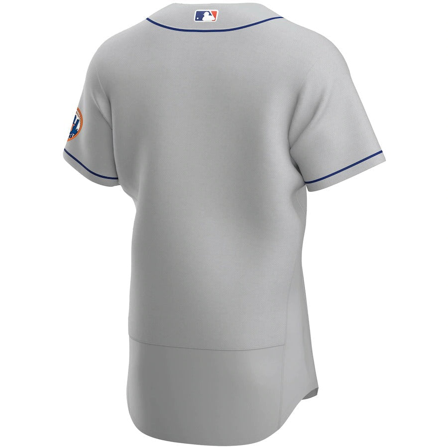 Men's New York Mets Nike Gray Road Authentic Team Jersey