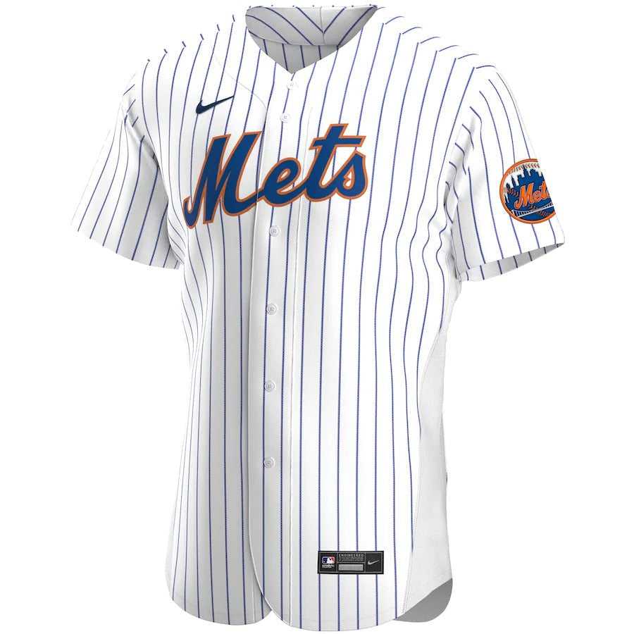 Men's New York Mets Nike White Home Authentic Team Jersey