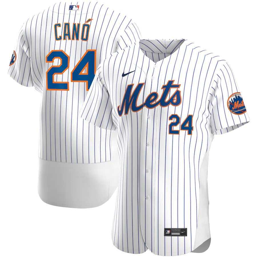 Men's New York Mets Robinson Cano Nike White Home Authentic Player Jersey