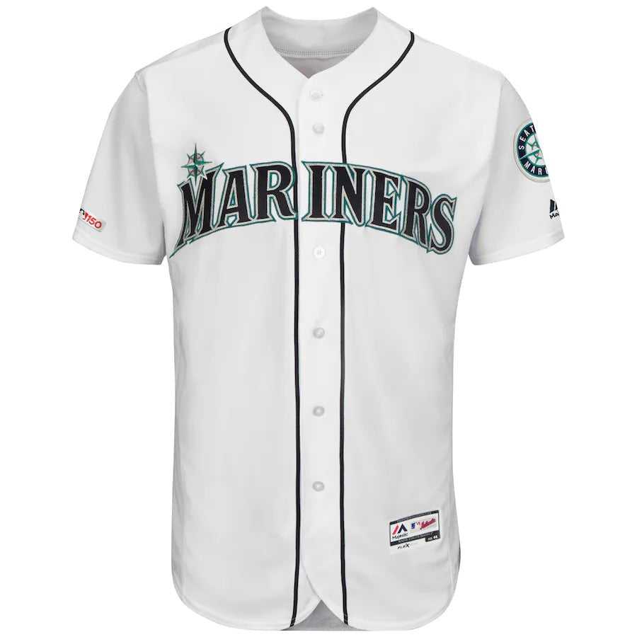 Yusei Kikuchi Seattle Mariners Majestic Flex Base Authentic Collection Player Jersey - White