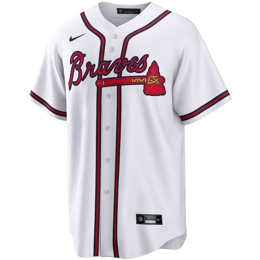 Men's Atlanta Braves Ronald Acuna Jr. Nike White Home Replica Player Name Jersey