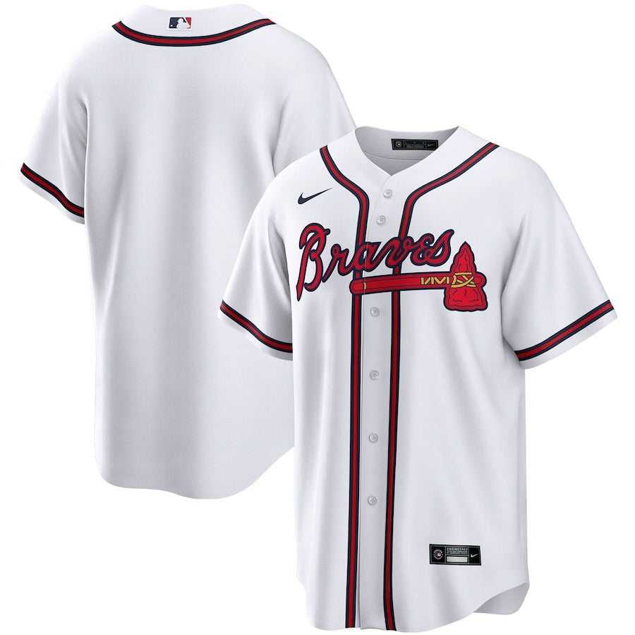 Men's Atlanta Braves Nike White Home Replica Team Jersey