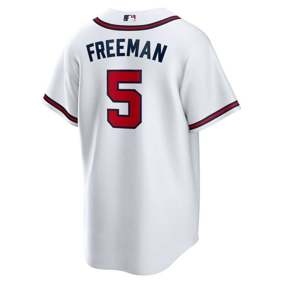Men's Atlanta Braves Freddie Freeman Nike White Home Replica Player Jersey