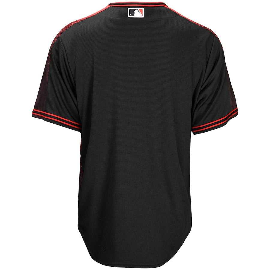 Men's Arizona Diamondbacks Black Big & Tall Replica Team Jersey