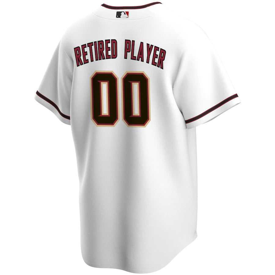 Men's Arizona Diamondbacks Nike White Home Pick-A-Player Retired Roster Replica Jersey