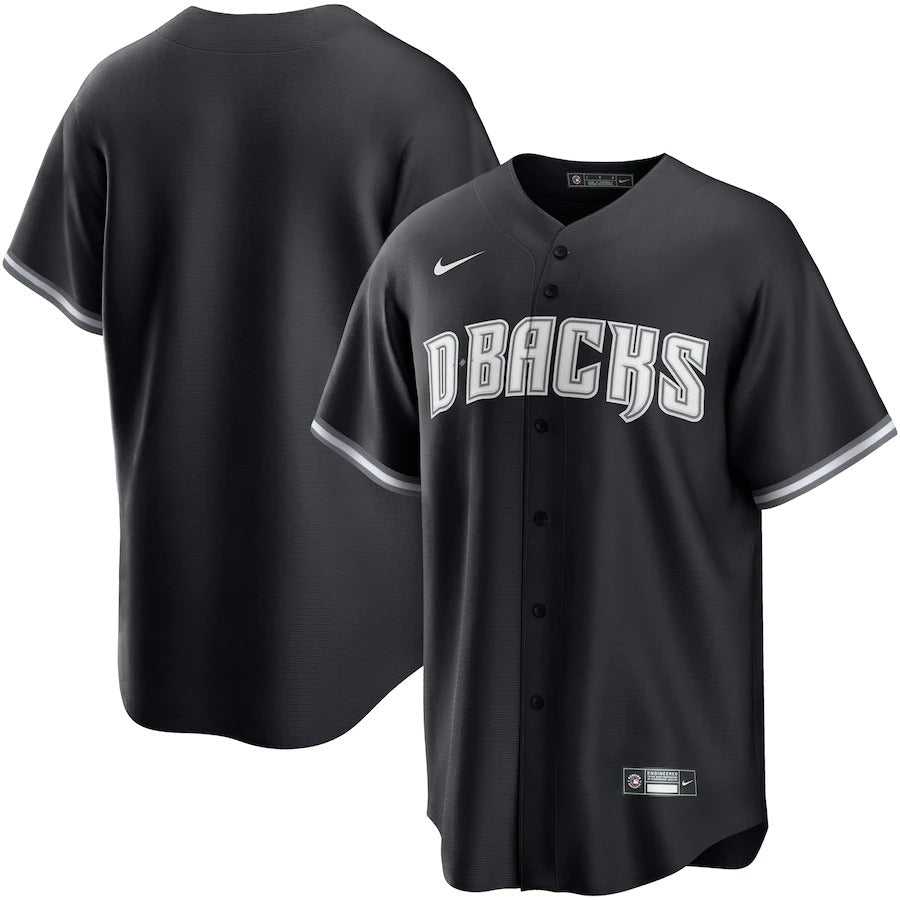Men's Arizona Diamondbacks Nike Black/White Official Replica Jersey