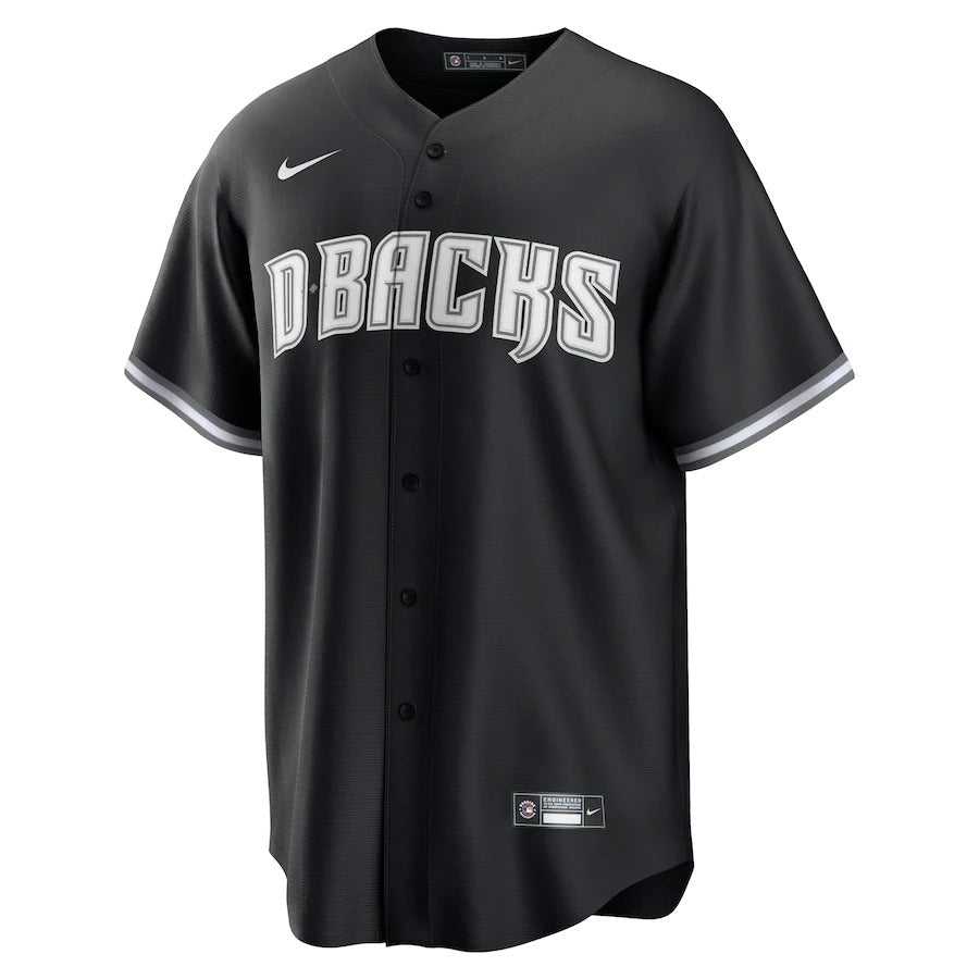 Men's Arizona Diamondbacks Nike Black/White Official Replica Jersey