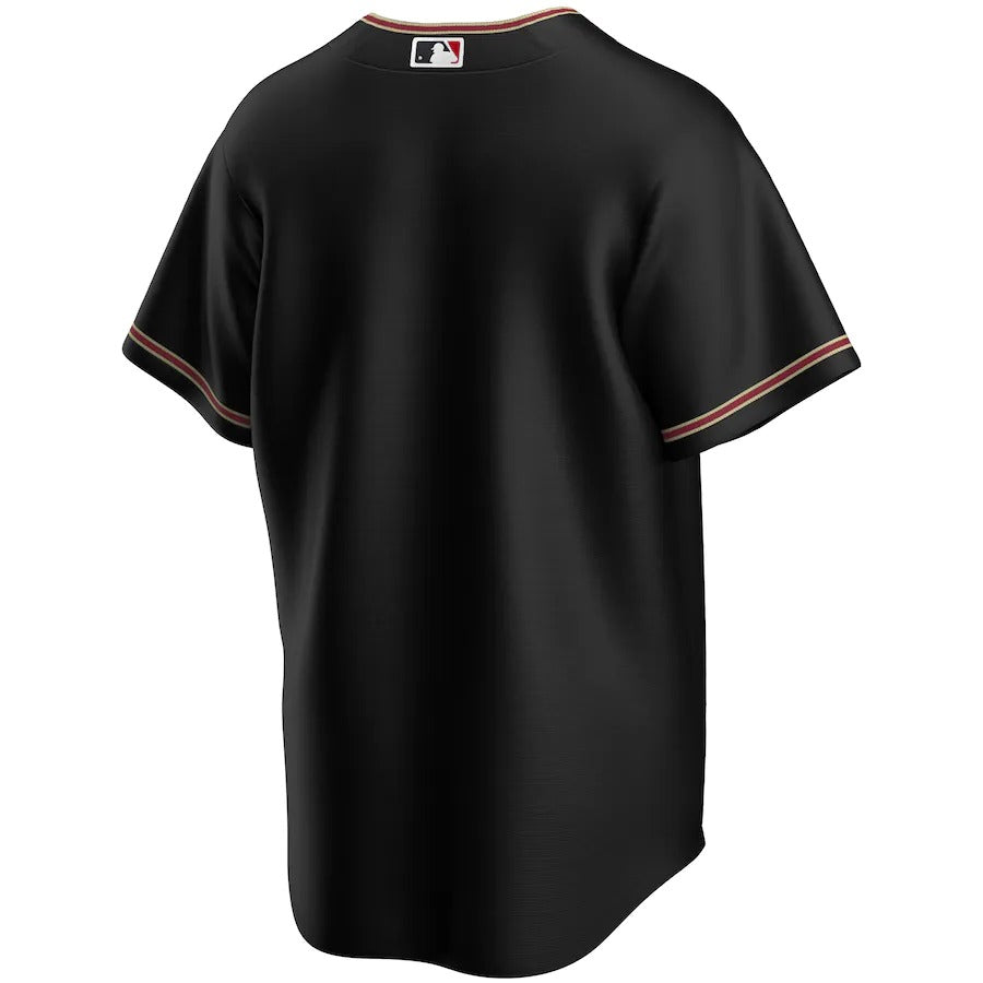 Men's Arizona Diamondbacks Nike Black Alternate Replica Team Jersey
