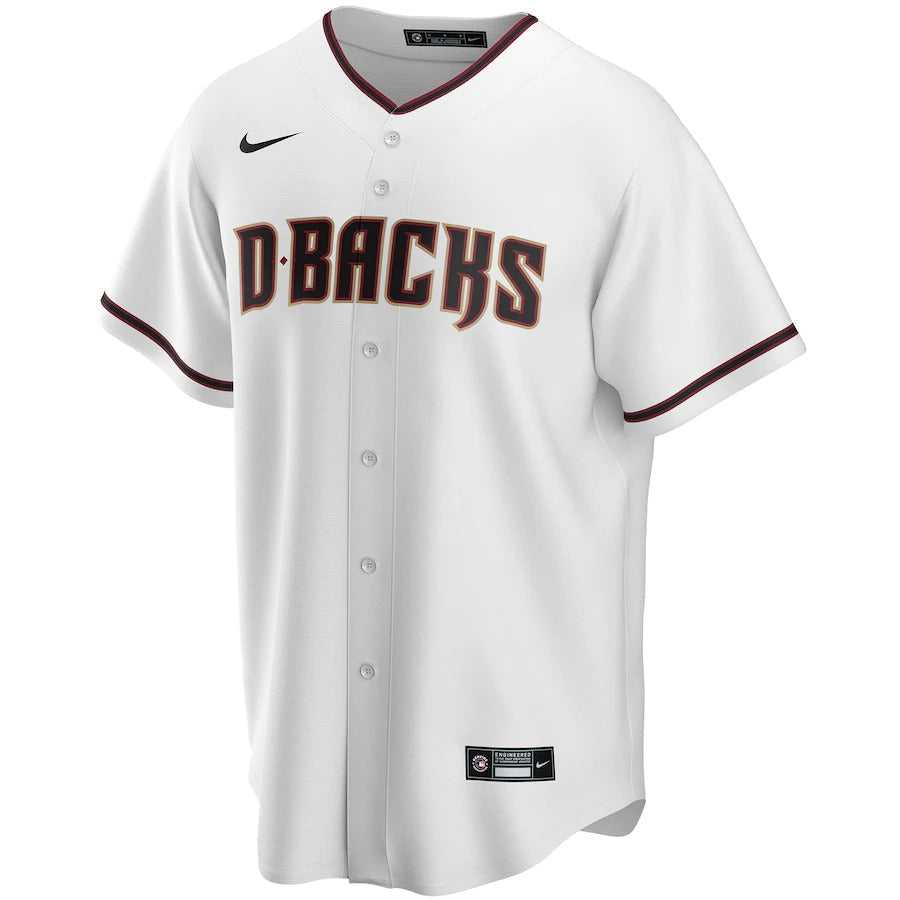 Men's Arizona Diamondbacks Nike White Home Replica Custom Jersey