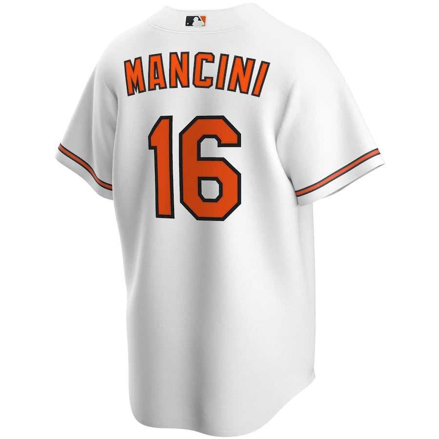 Men's Baltimore Orioles Trey Mancini Nike White Home Replica Player Name Jersey
