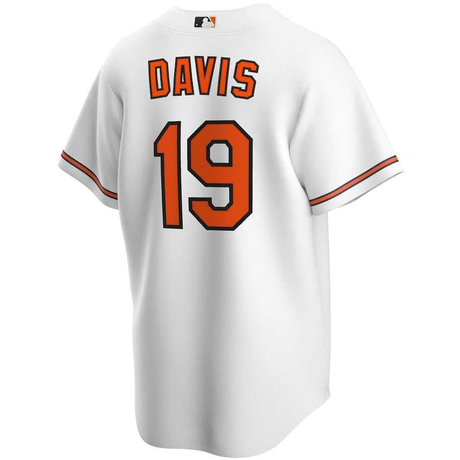 Men's Baltimore Orioles Chris Davis Nike White Home Replica Player Name Jersey