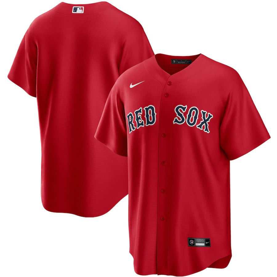 Men's Boston Red Sox Nike Red Alternate Replica Team Jersey