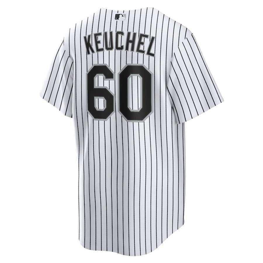 Men's Chicago White Sox Dallas Keuchel Nike White/Black Home Replica Player Jersey