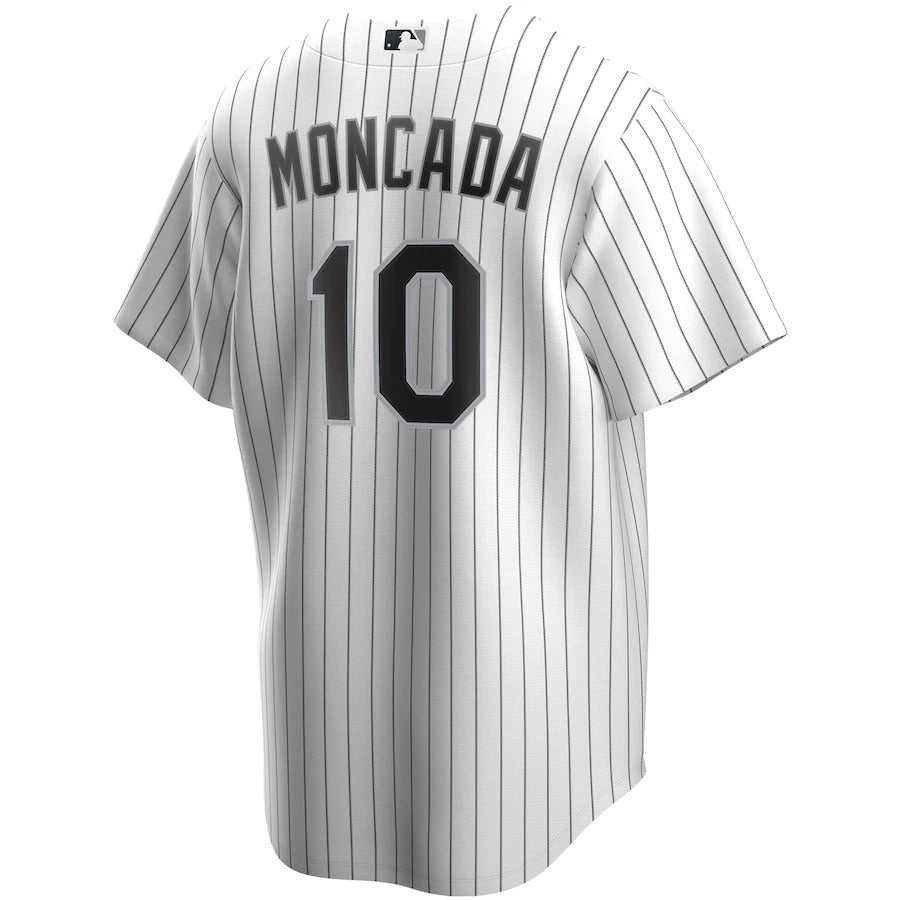 Men's Chicago White Sox Yoan Moncada Nike White Home Replica Player Name Jersey
