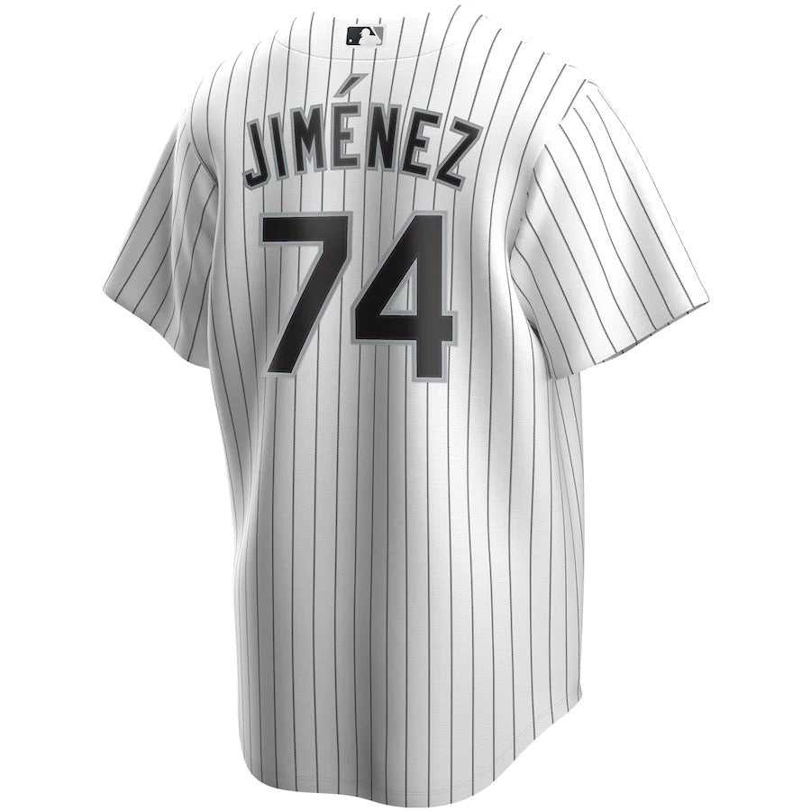 Men's Chicago White Sox Eloy Jimenez Nike White Home Replica Player Name Jersey