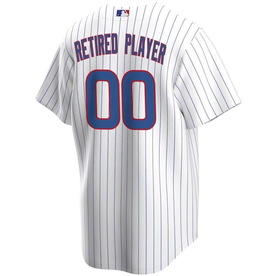 Men's Chicago Cubs Nike White Home Pick-A-Player Retired Roster Replica Jersey
