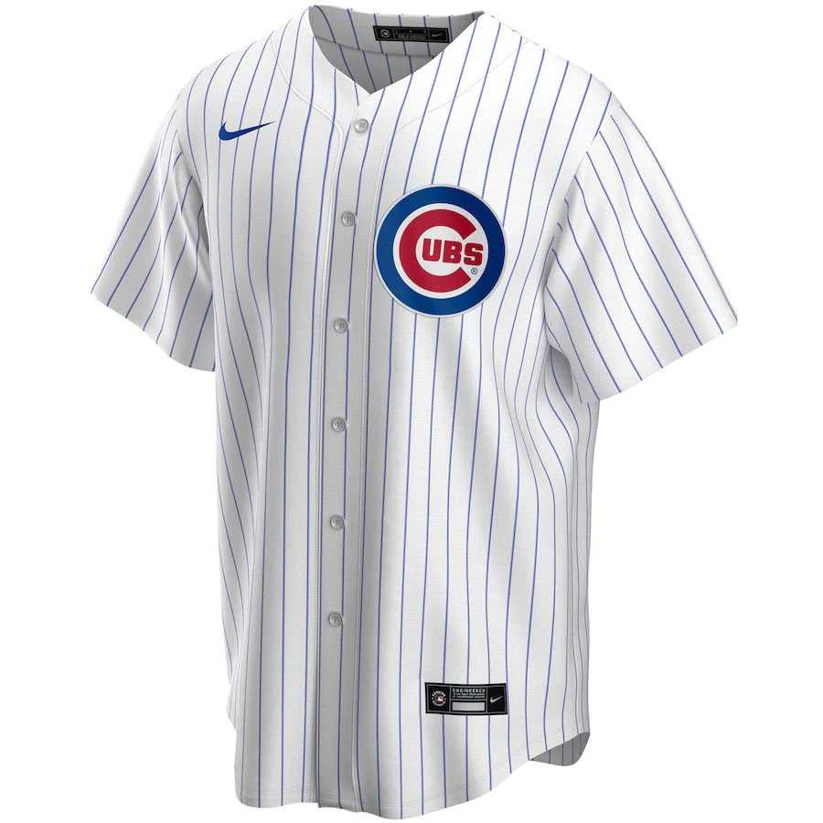 Men's Chicago Cubs Nike White Home Replica Team Jersey