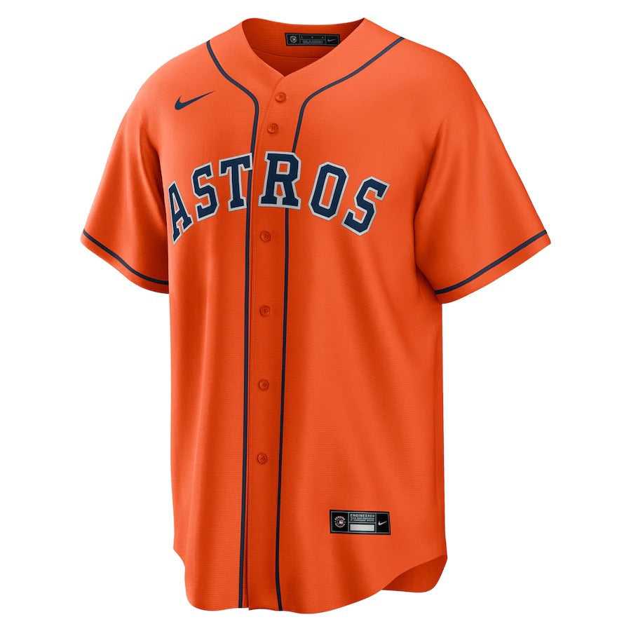 Men's Houston Astros Yordan Álvarez Nike Orange Alternate Replica Player Jersey
