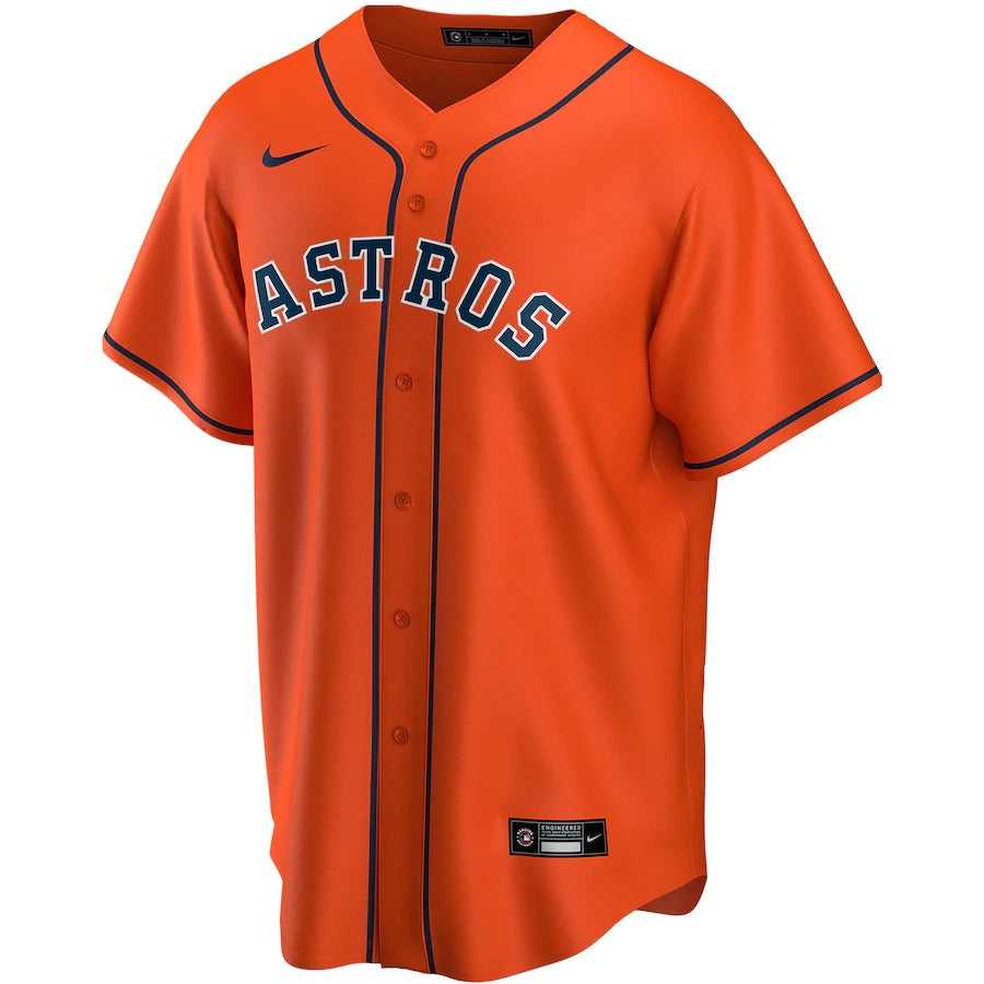 Men's Houston Astros Nike Orange Alternate Replica Custom Jersey