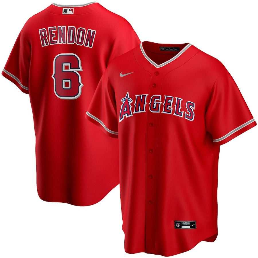 Men's Los Angeles Angels Anthony Rendon Nike Red Alternate Replica Player Name Jersey
