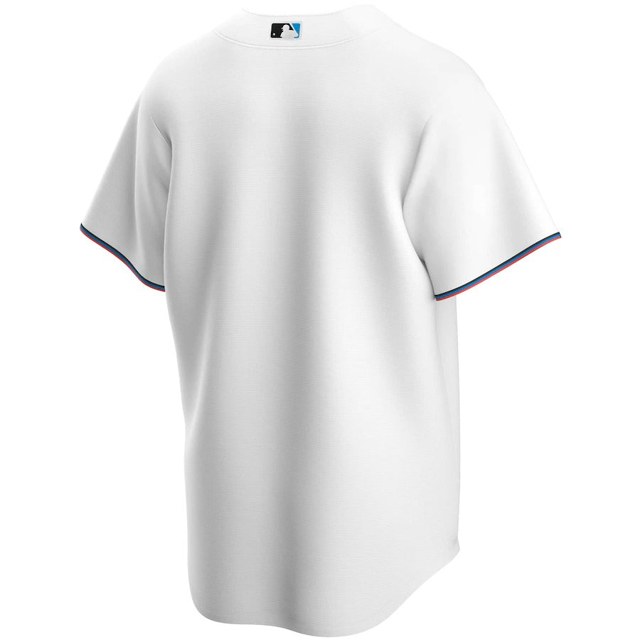 Men's Miami Marlins Nike White Home Replica Team Jersey