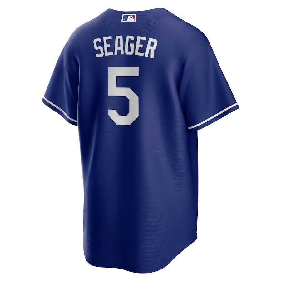 Men's Los Angeles Dodgers Corey Seager Nike Royal Alternate Replica Player Name Jersey