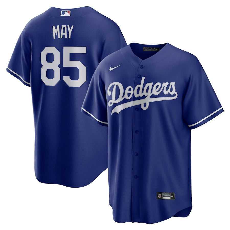 Men's Los Angeles Dodgers Dustin May Nike Royal Replica Player Name Jersey
