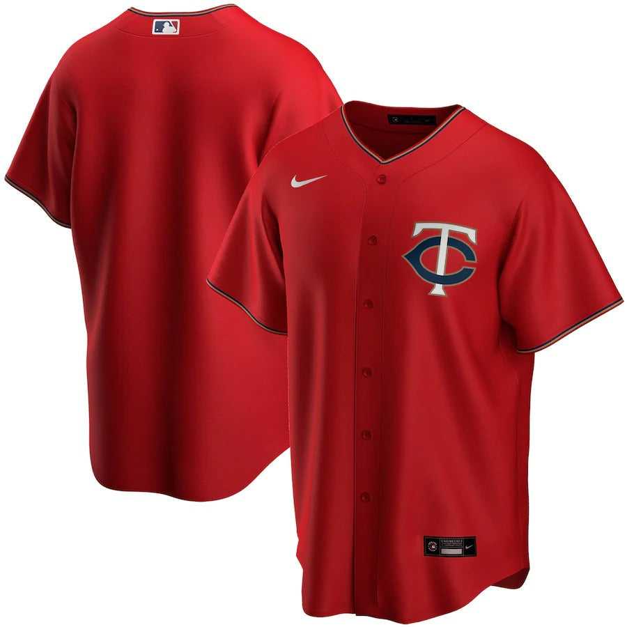 Men's Minnesota Twins Nike Red Alternate Replica Team Jersey