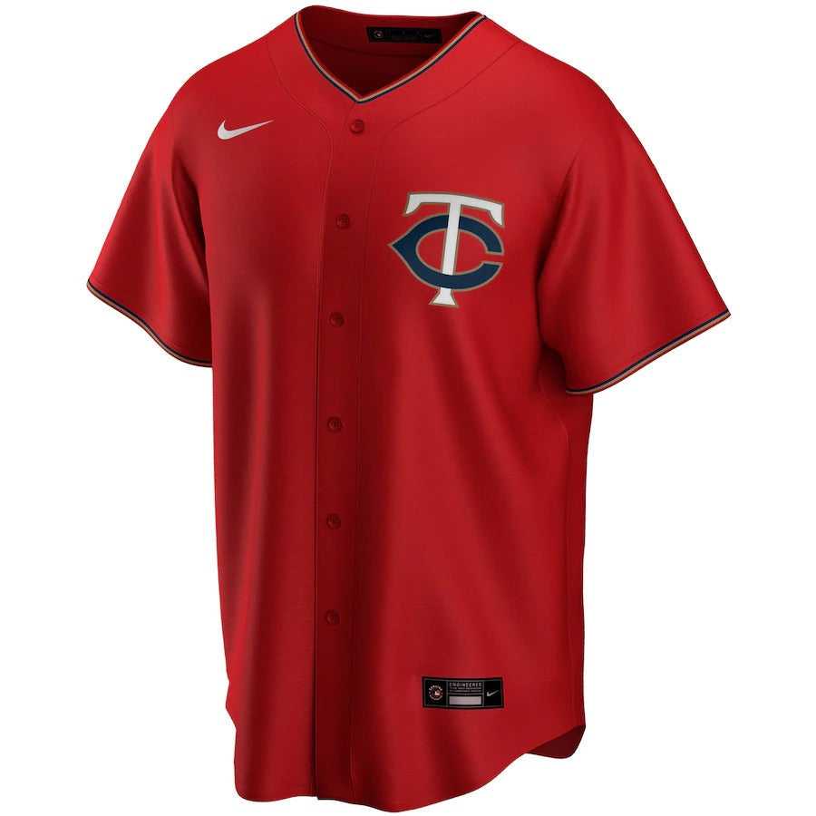 Men's Minnesota Twins Nike Red Alternate Replica Team Jersey