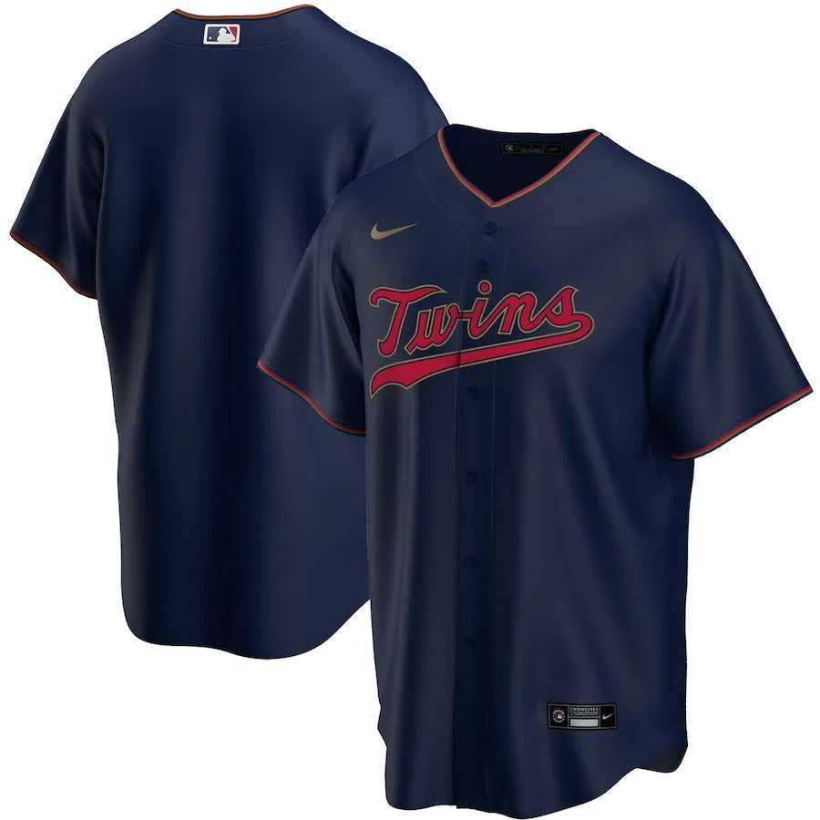 Men's Minnesota Twins Nike Navy Alternate Replica Team Jersey
