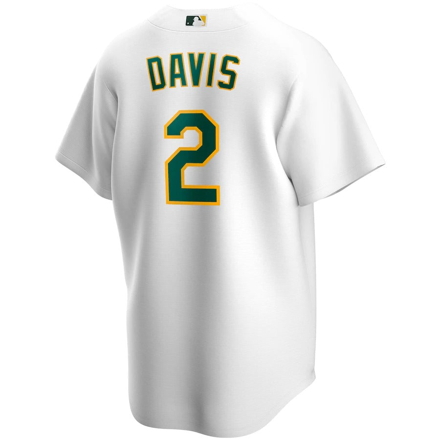 Men's Oakland Athletics Khris Davis Nike White Home Replica Player Name Jersey