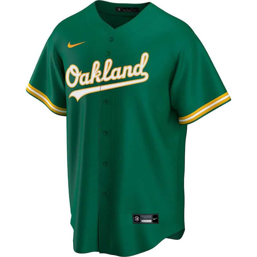 Men's Oakland Athletics Khris Davis Nike Green Official Replica Player Jersey